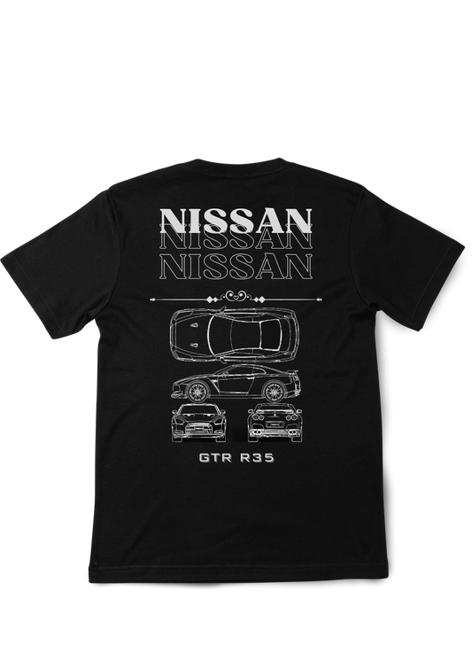 CAMISETA NISSAN GTR R35