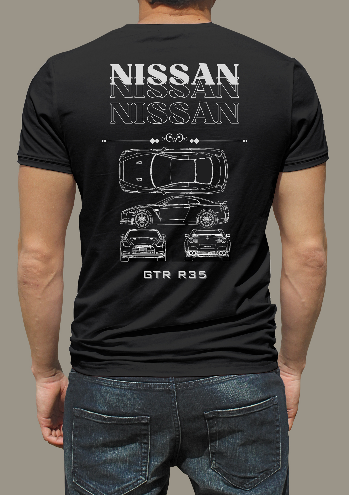 CAMISETA NISSAN GTR R35