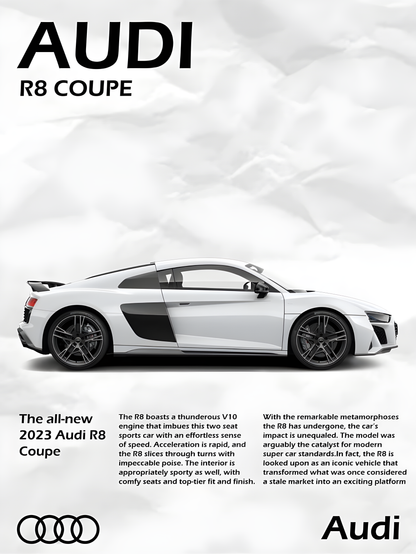 CUADRO DECORATIVO AUDI R8